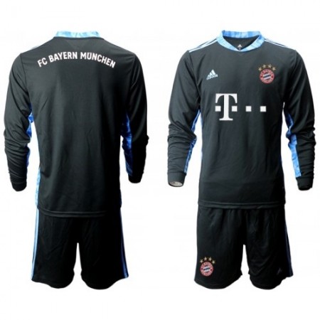 Billiga Fotbollströjor FC Bayern München Målvakt Barn Borta tröja 2020/21 Långärmad